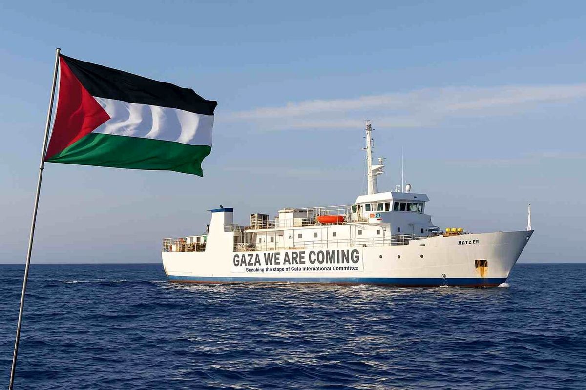 حمله ارتش اسرائیل به کشتی حنظله