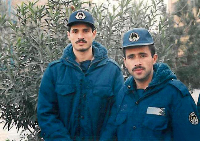 علی دایی در دوران سربازی/ عکس