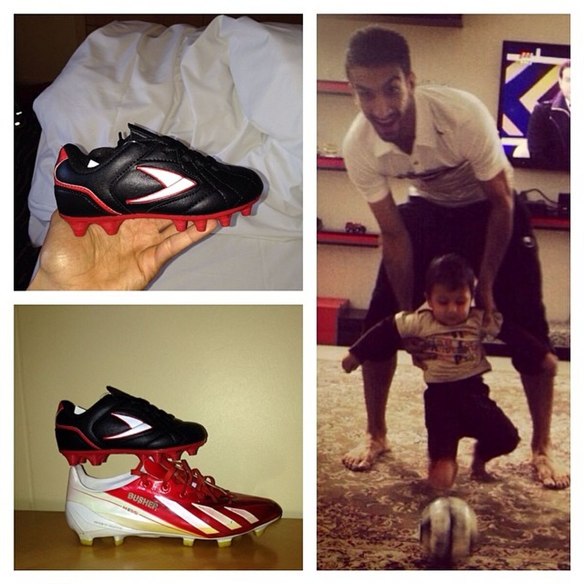 سوغاتی مدافع ملی پوش از آفریقا/عكس