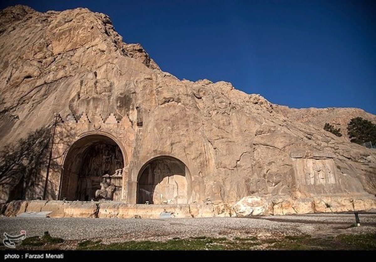 تصاویر: طاق بستان در آستانه بهار