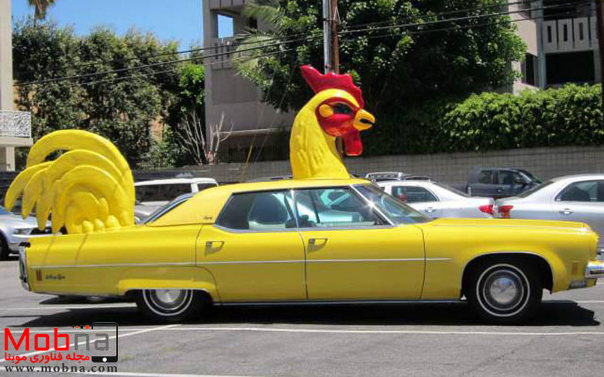 عکس: ماشین خروس نشان!