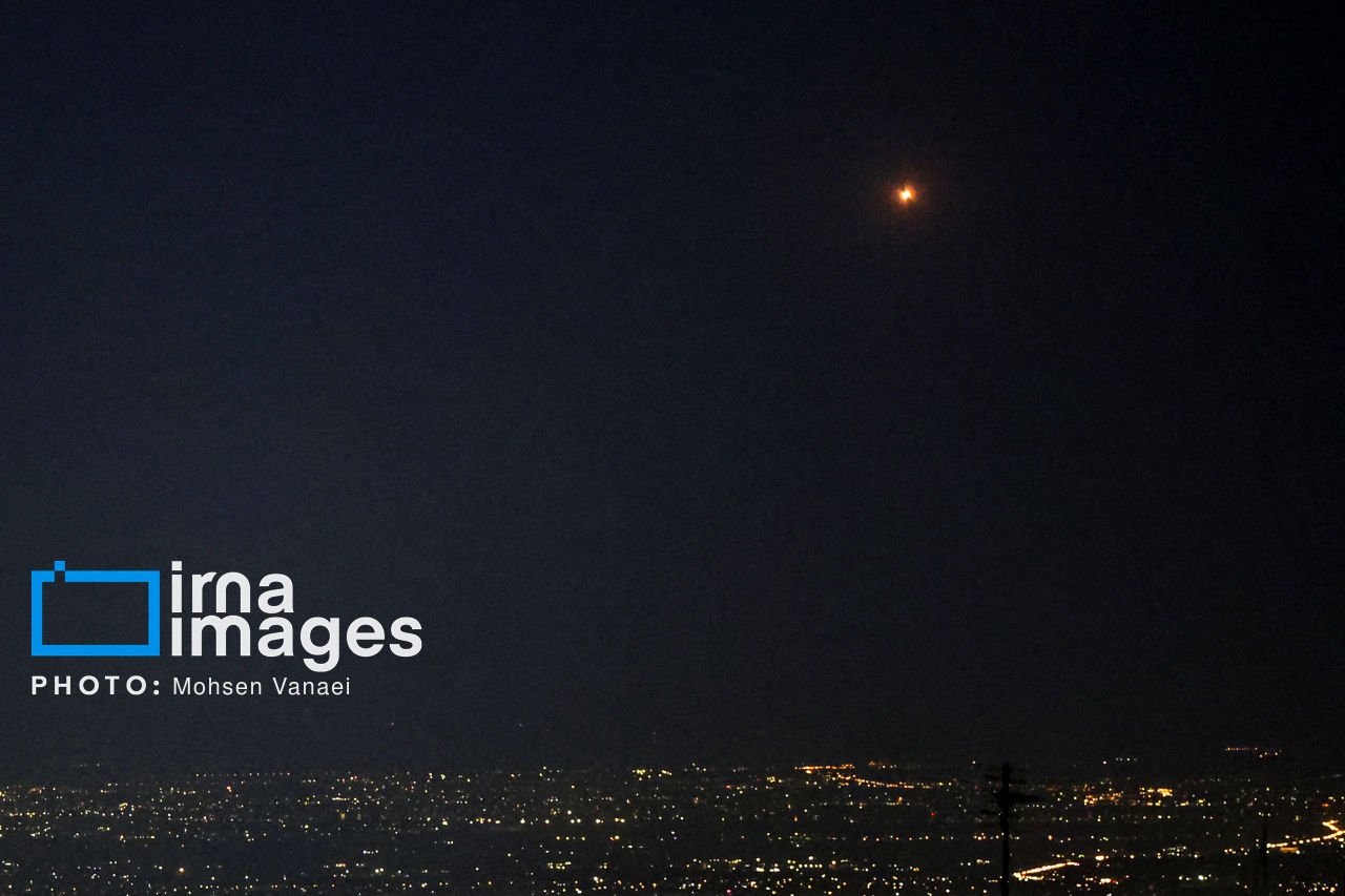 فعالیت پدافند هوایی در برخی نقاط تهران