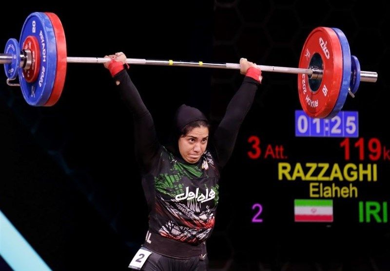 وزنه‌برداری قهرمانی جهان | رتبه نهایی الهه رزاقی در دو ضرب مشخص شد