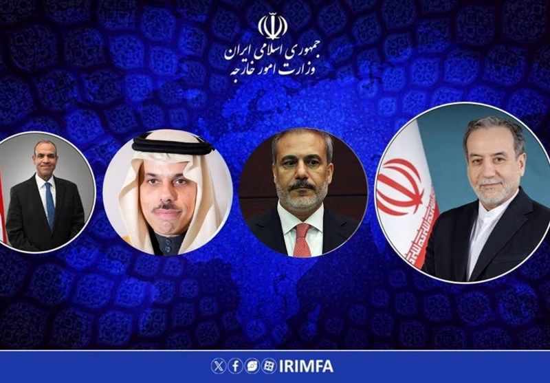 رایزنی عراقچی با وزرای خارجه ترکیه، مصر و عربستان درباره مذاکرات