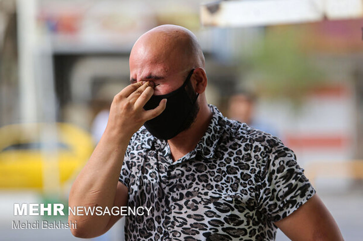 گردوغبار هوای تهران را ناسالم کرد