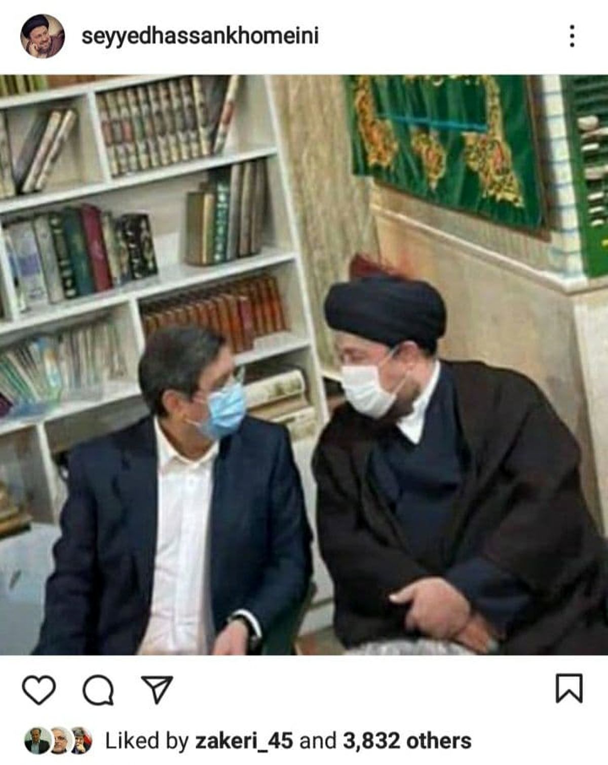 حمایت سیدحسن خمینی از همتی جدی شد 