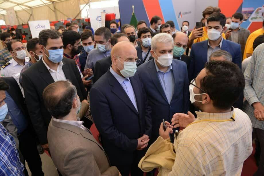  بازدید قالیباف از نمایشگاه فناوری و نوآوری اینوتکس