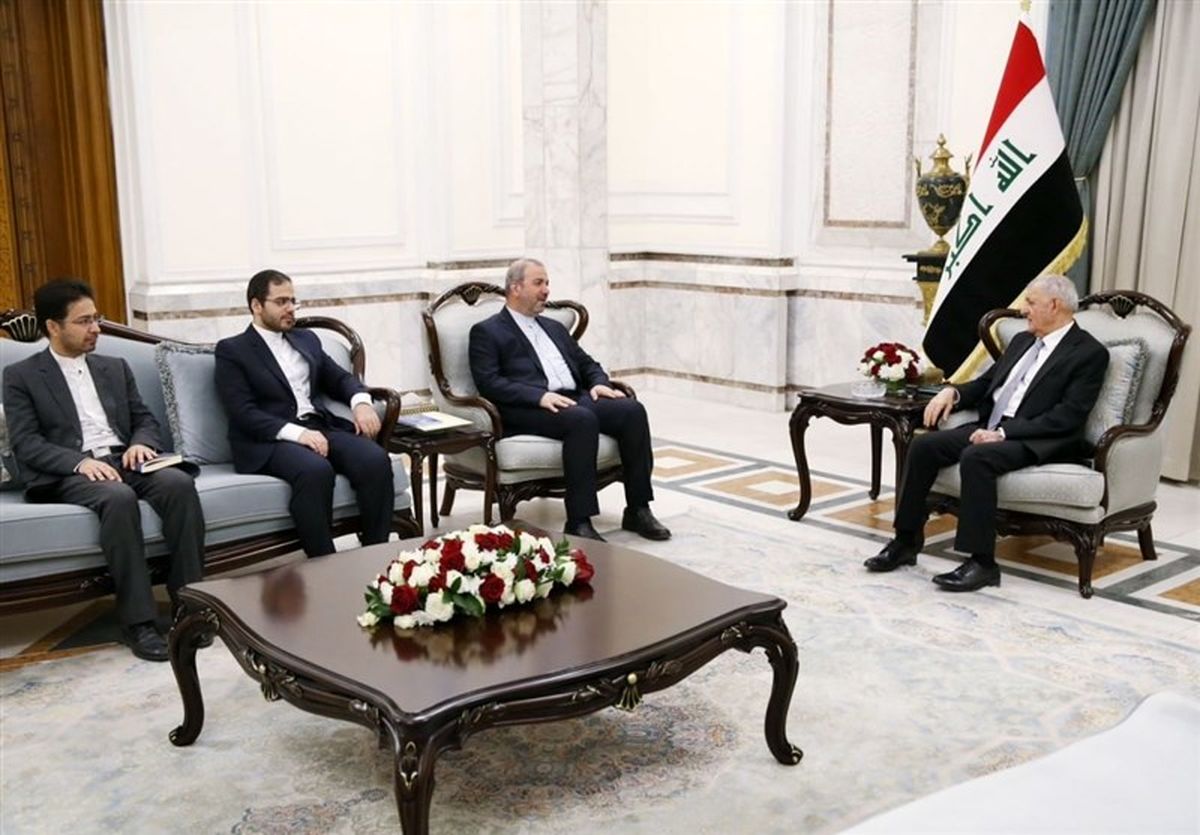 دیدار سفیر ایران با رئیس جمهور عراق