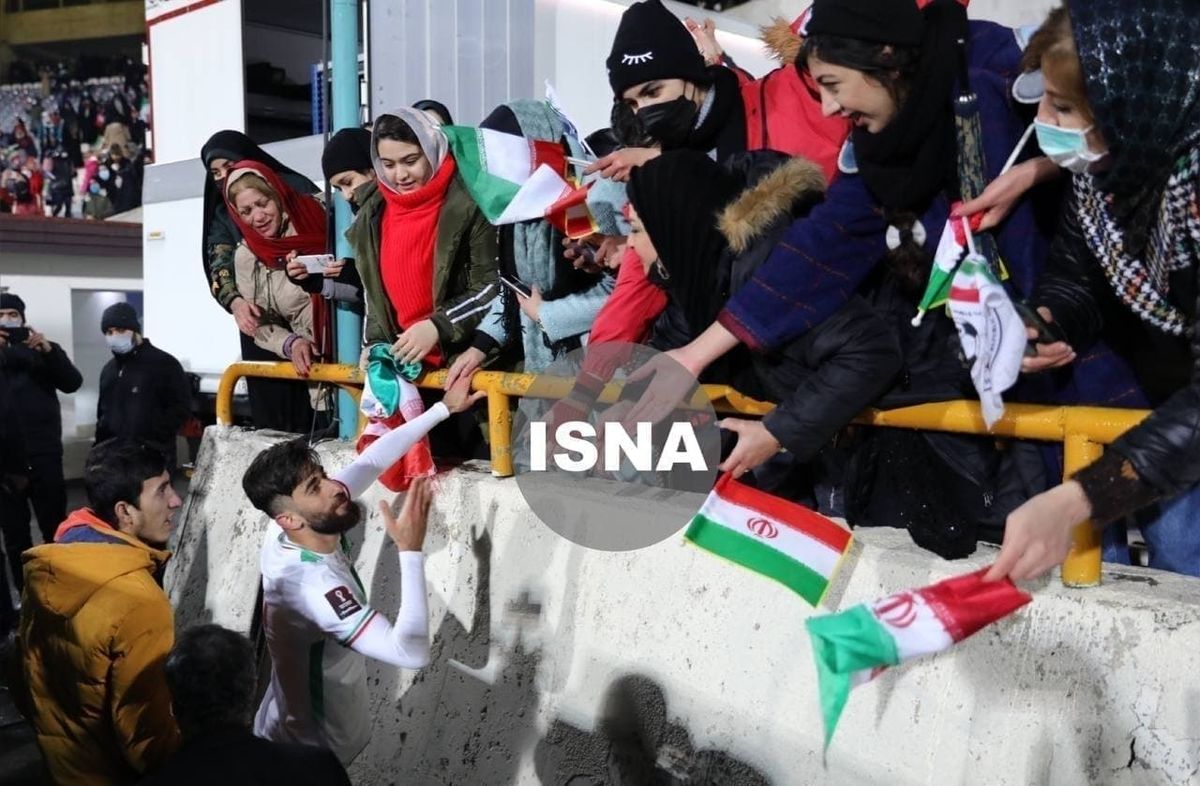 تصویری از قدردانی علی قلی‌زاده از همسرش 