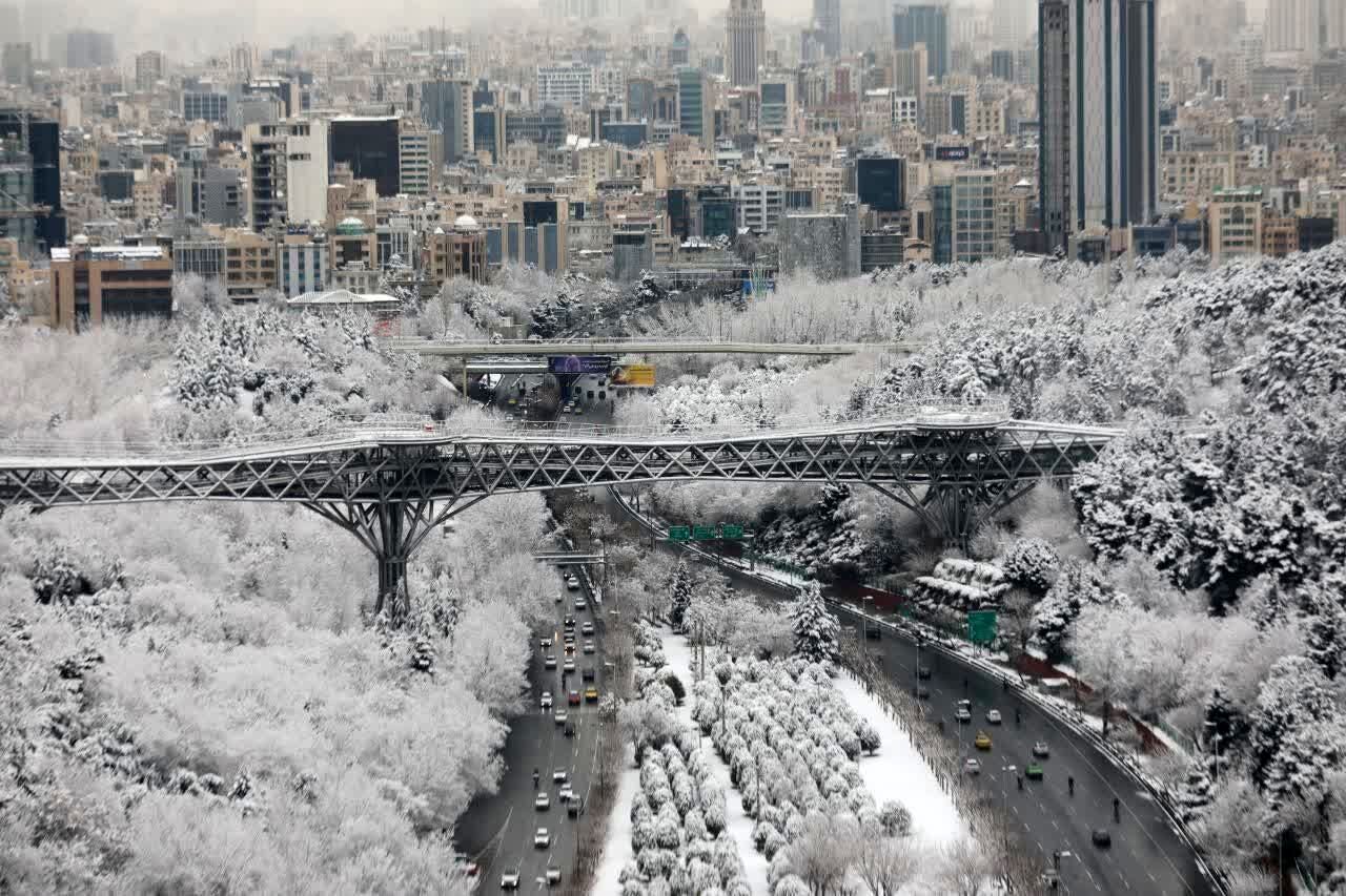 تهران برفی می شود