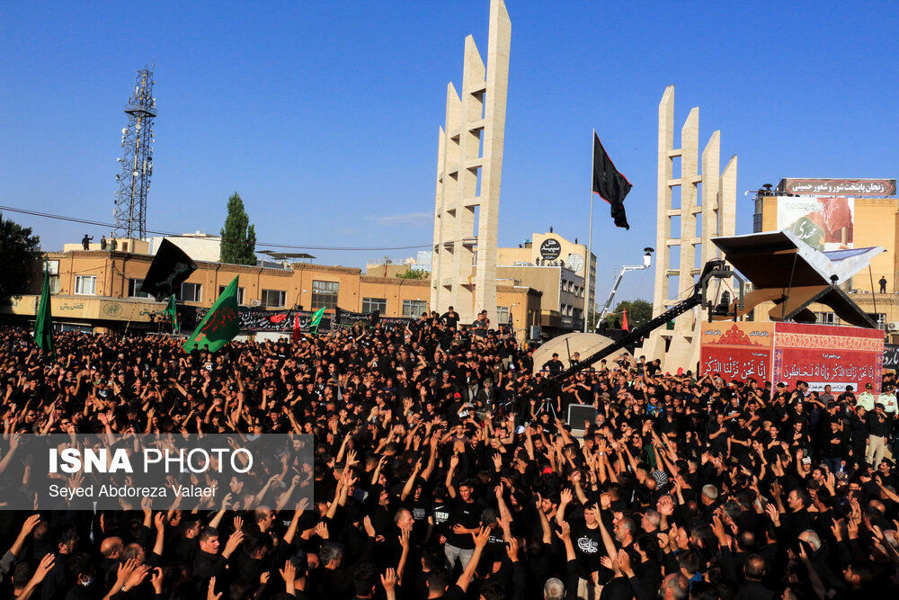 تصاویر: دسته عزاداری حسینیه اعظم زنجان