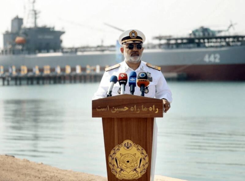 دریادار ایرانی: پوشش فرماندهی دریایی ارتش به آب‌های دوردست و اقیانوس‌ها رسیده است