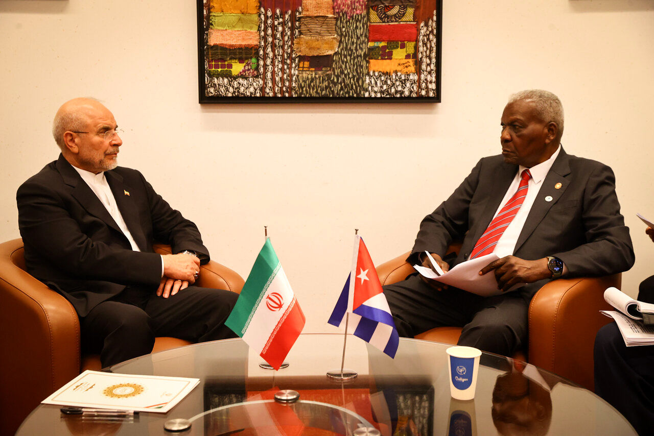 قالیباف: کوبا و ایران می توانند ظرفیت همکارهای اقتصادی را فعال کنند