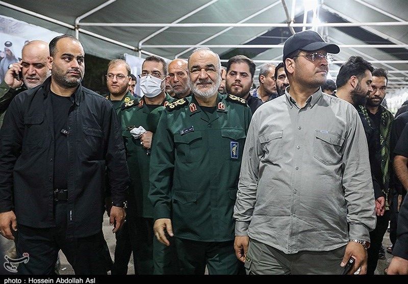 حضور شبانه فرمانده کل سپاه در مرز شلمچه