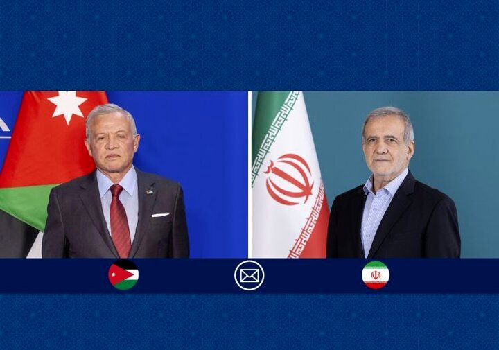 پزشکیان روز ملی اردن را به پادشاه این کشور تبریک گفت