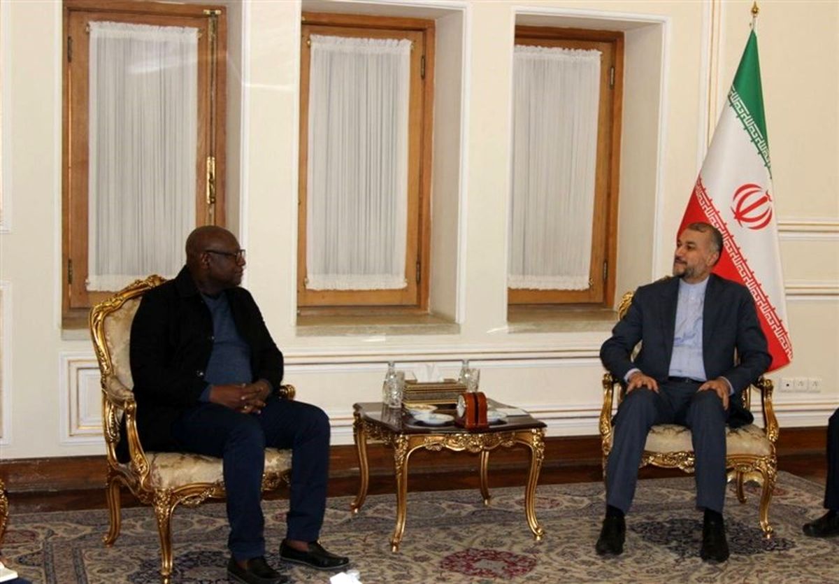 گفتگو و تبادل نظر وزیر فرهنگ گینه با امیرعبداللهیان