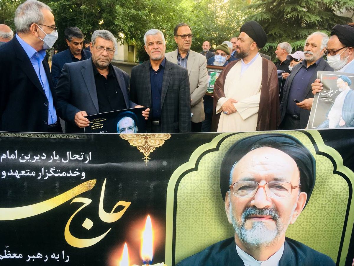 چه کسانی در مراسم بدرقه پیکر مرحوم دعایی حاضر شدند  +تصاویر