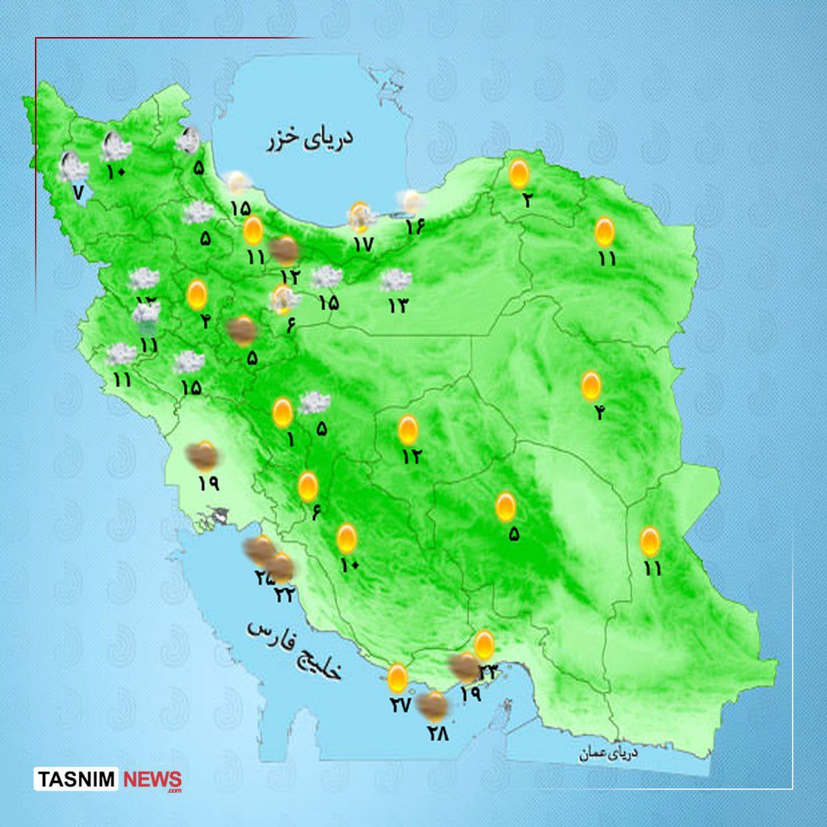 هشدار آلودگی هوا در شهرهای صنعتی + نقشه هوای استان ها