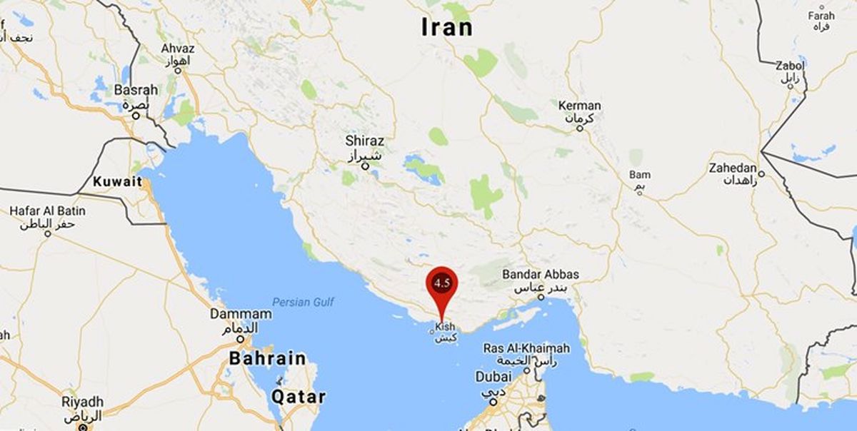 ۸ زمین‌لرزه در یک روز در هرمزگان