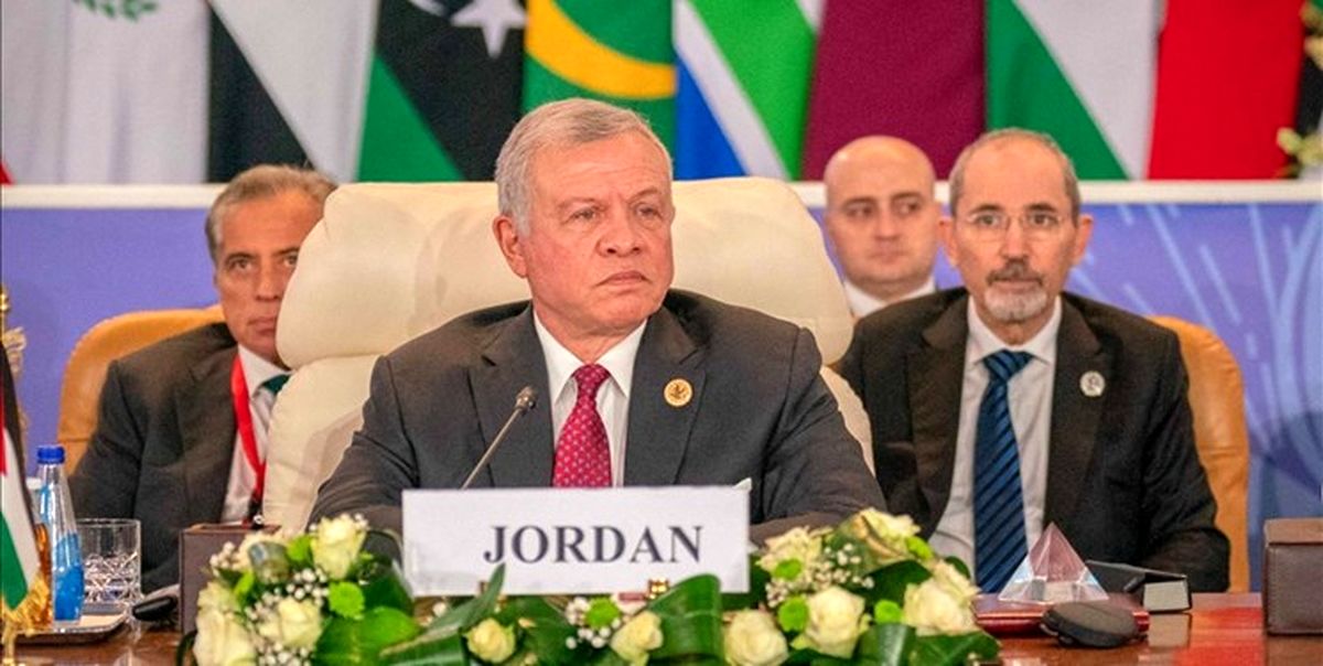 گفتوگوی شاه اردن با بورل در کاخ الحسینیه