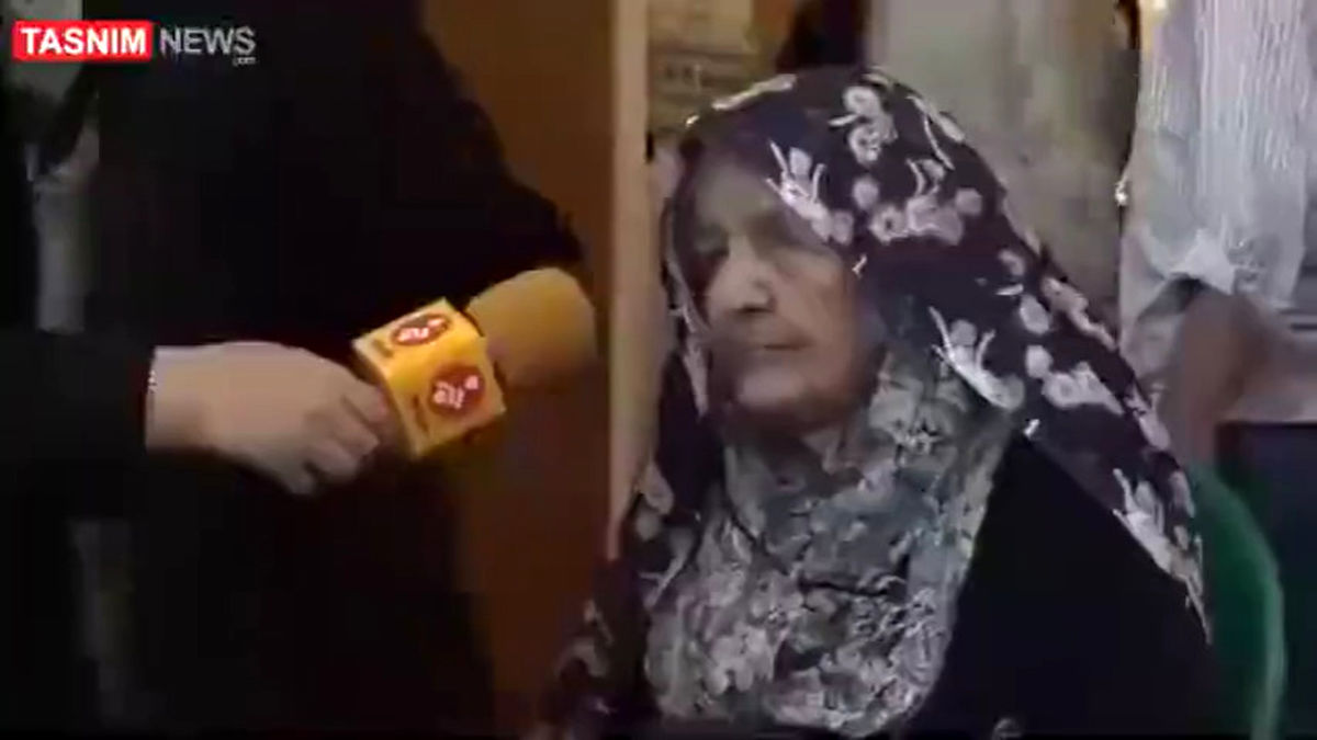 پیرزن ۱۰۱ ساله رای داد +عکس و فیلم