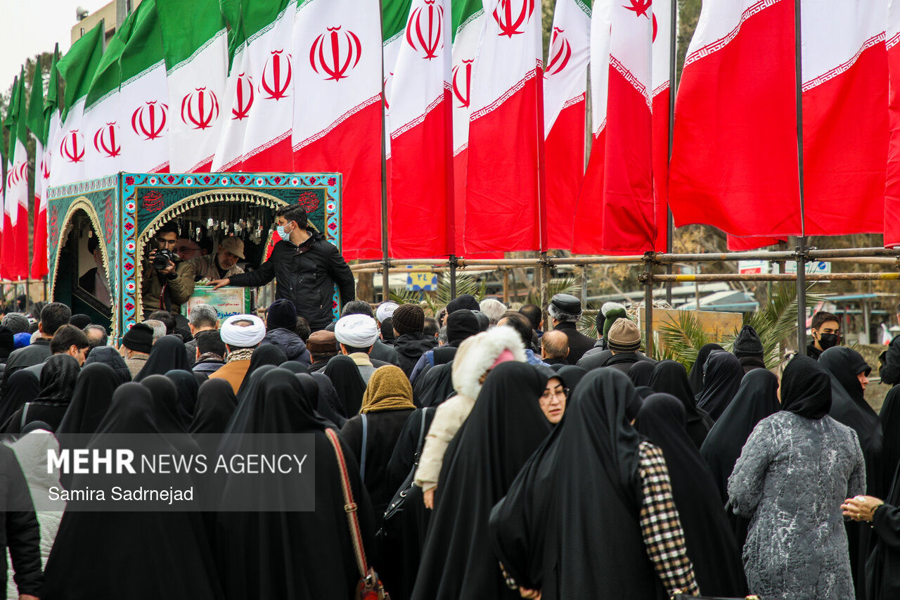 تصاویر: تشییع پیکر شهدای اغتشاشات تروریستی در بهشت زهرا (س)