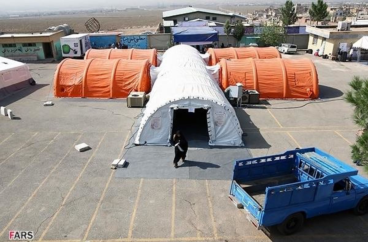 عکس/بیمارستان صحرایی در پایتخت!