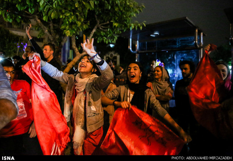 گزارش تصویری: شادی پرسپولیسی‌ها پس از دربی