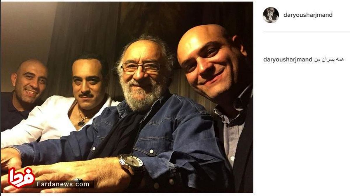 عکس: همه پسران داریوش ارجمند در یک قاب