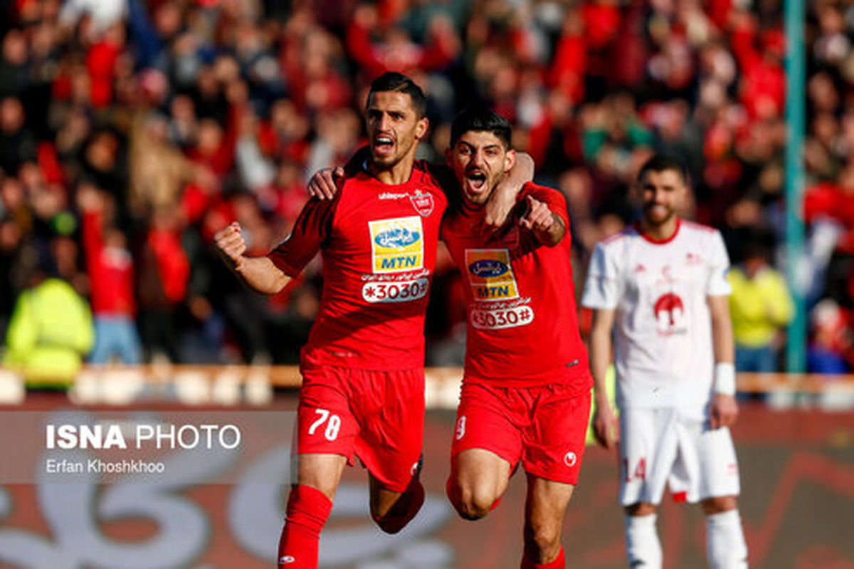 تصاویر: دیدار جنجالی پرسپولیس و تراکتورسازی