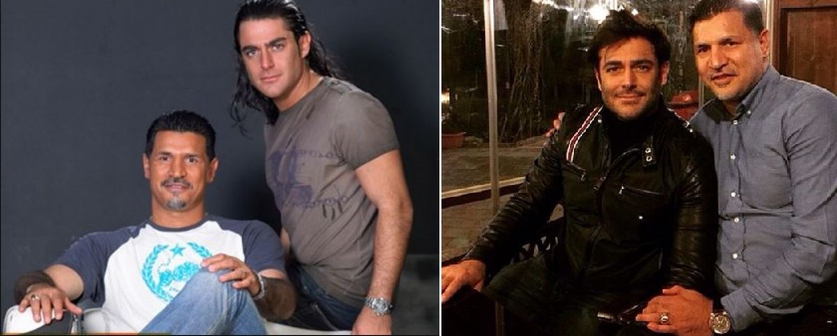 دایی و گلزار در گذر زمان/عکس