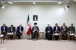 رهبر معظم انقلاب: مردم باید احساس آرامش و ثبات کنند/لزوم «تقویت بخش خصوصی» و «ضرورت برخورد قاطع با متخلفان»