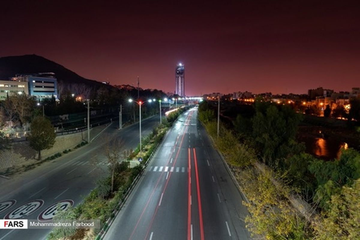 تصاویر: منع تردد شبانه در مراکز استانها