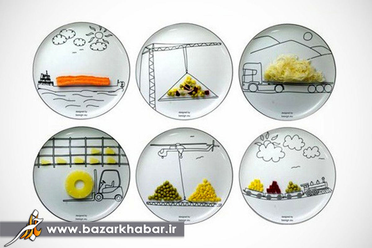 خلاقیت در بشقاب غذا/عکس
