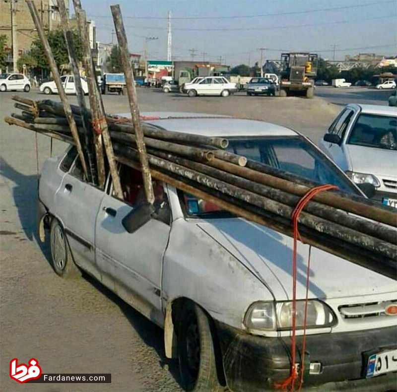 عکس: حماسهای دیگر از پراید!