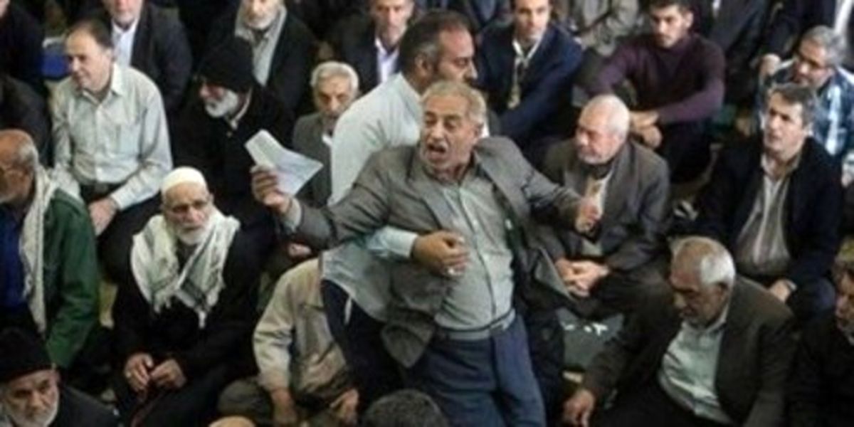 توضیحات آیت‌الله صدیقی درباره بیرون بردن فرد معترض از نماز جمعه +فیلم