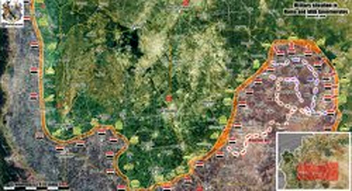 خطوط پشتیبانی تروریست‌ها در ادلب قطع شد