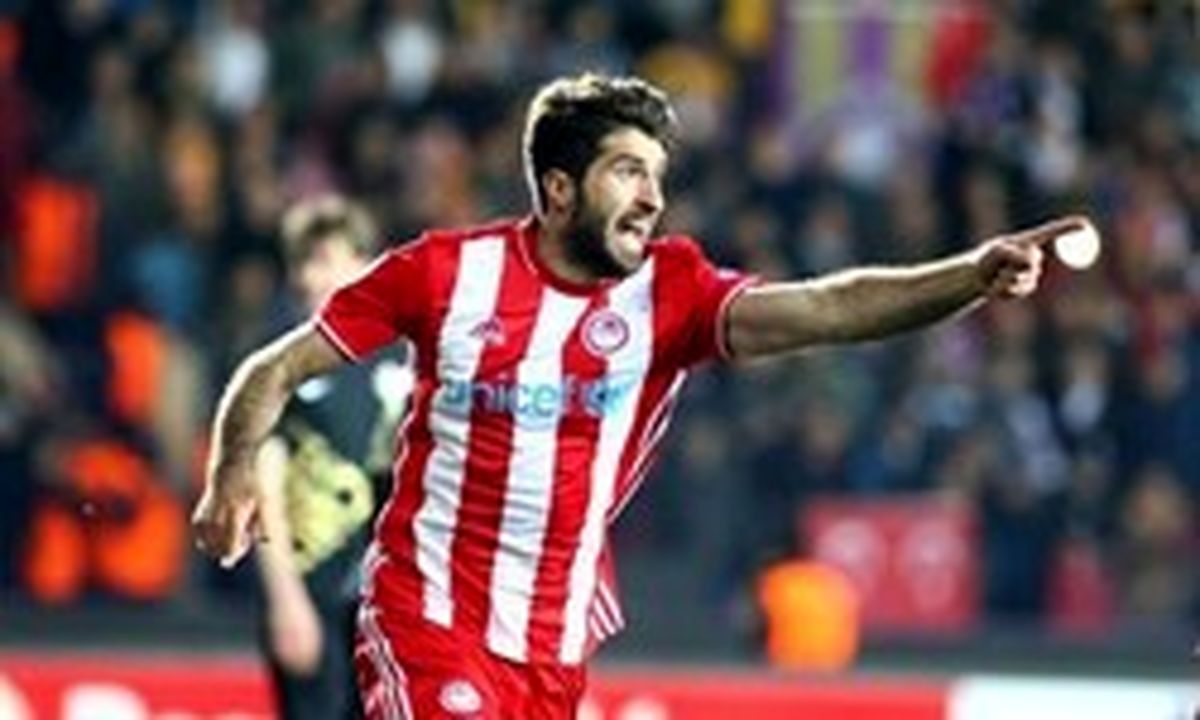 برد پرگل المپیاکوس با دبل انصاری فرد