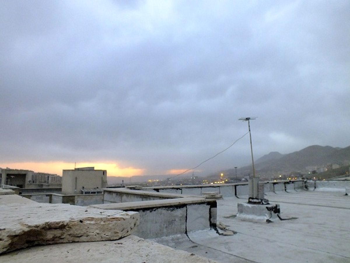 طوفان 70 کیلومتری در شرق تهران/عکس