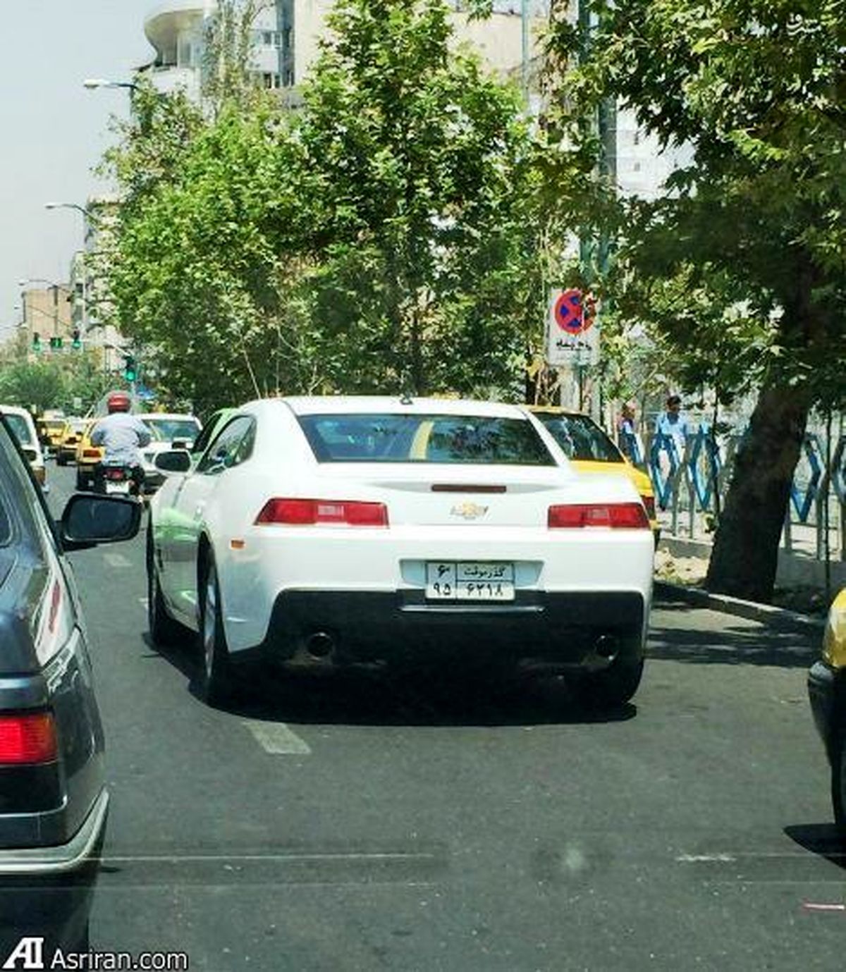 عکس: خودروی آمریکایی در خیابان‌های تهران