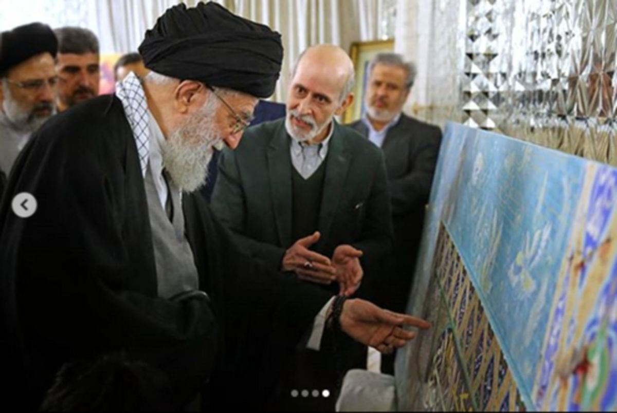 بازدید رهبرانقلاب از نمایشگاه مسجد گوهرشاد +تصاویر