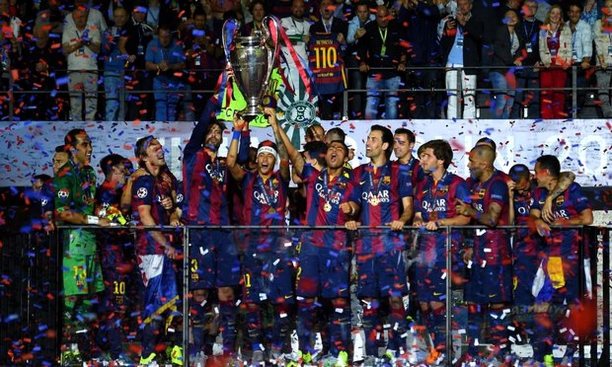 بارسلونا فاتح لیگ قهرمانان اروپا شد+تصاویر