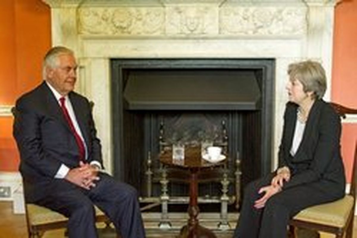 در دیدار برجامی «ترزا می» با «تیلرسون» چه گذشت؟