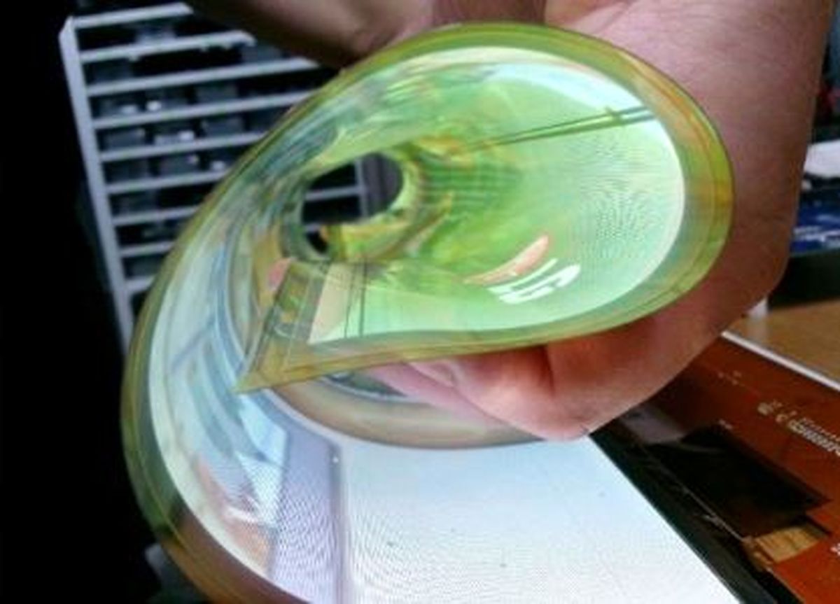 ساخت تلویزیون ورقه ای /عکس