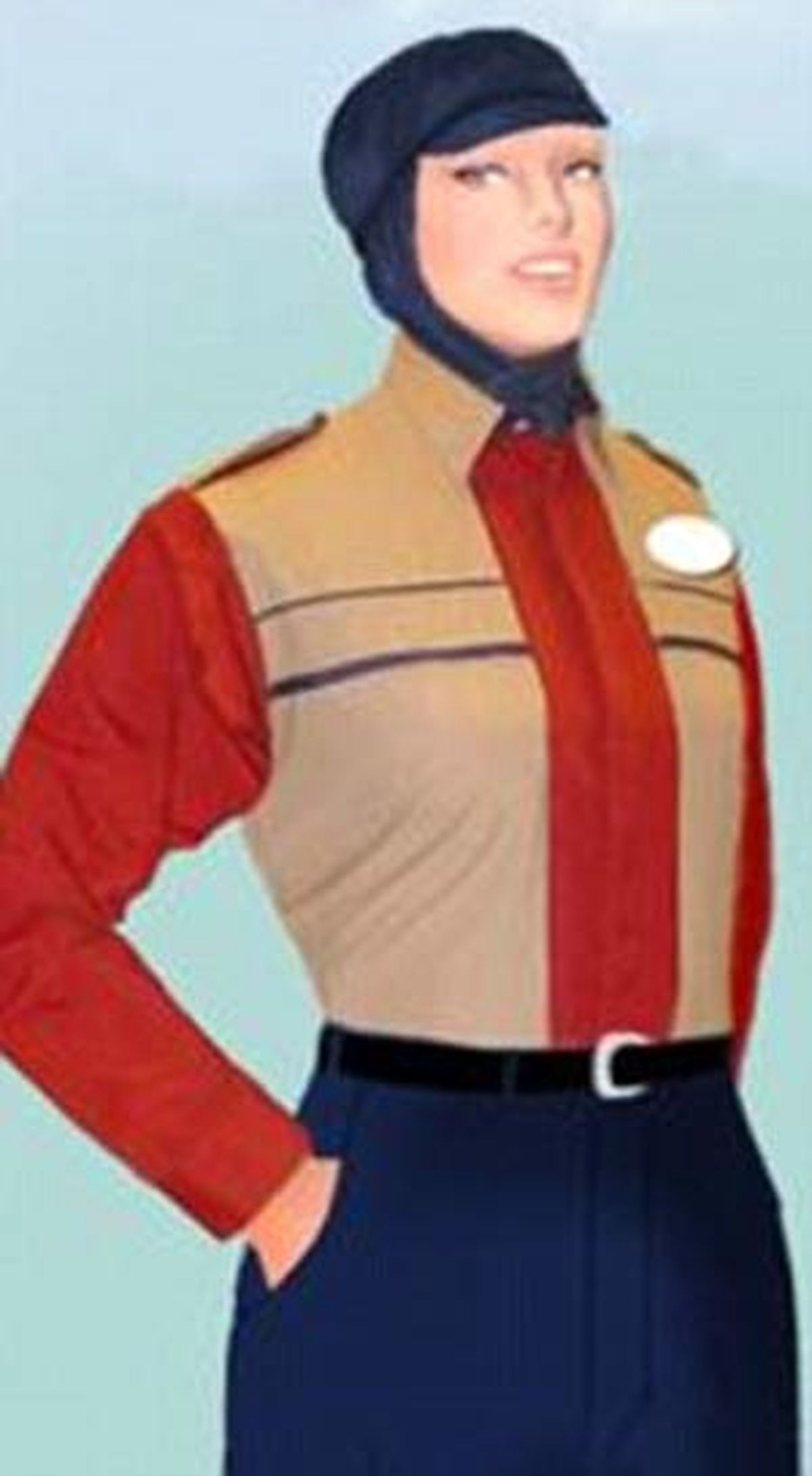 مدل جدید حجاب والت دیسنی برای زنان کارمند مسلمان +عکس