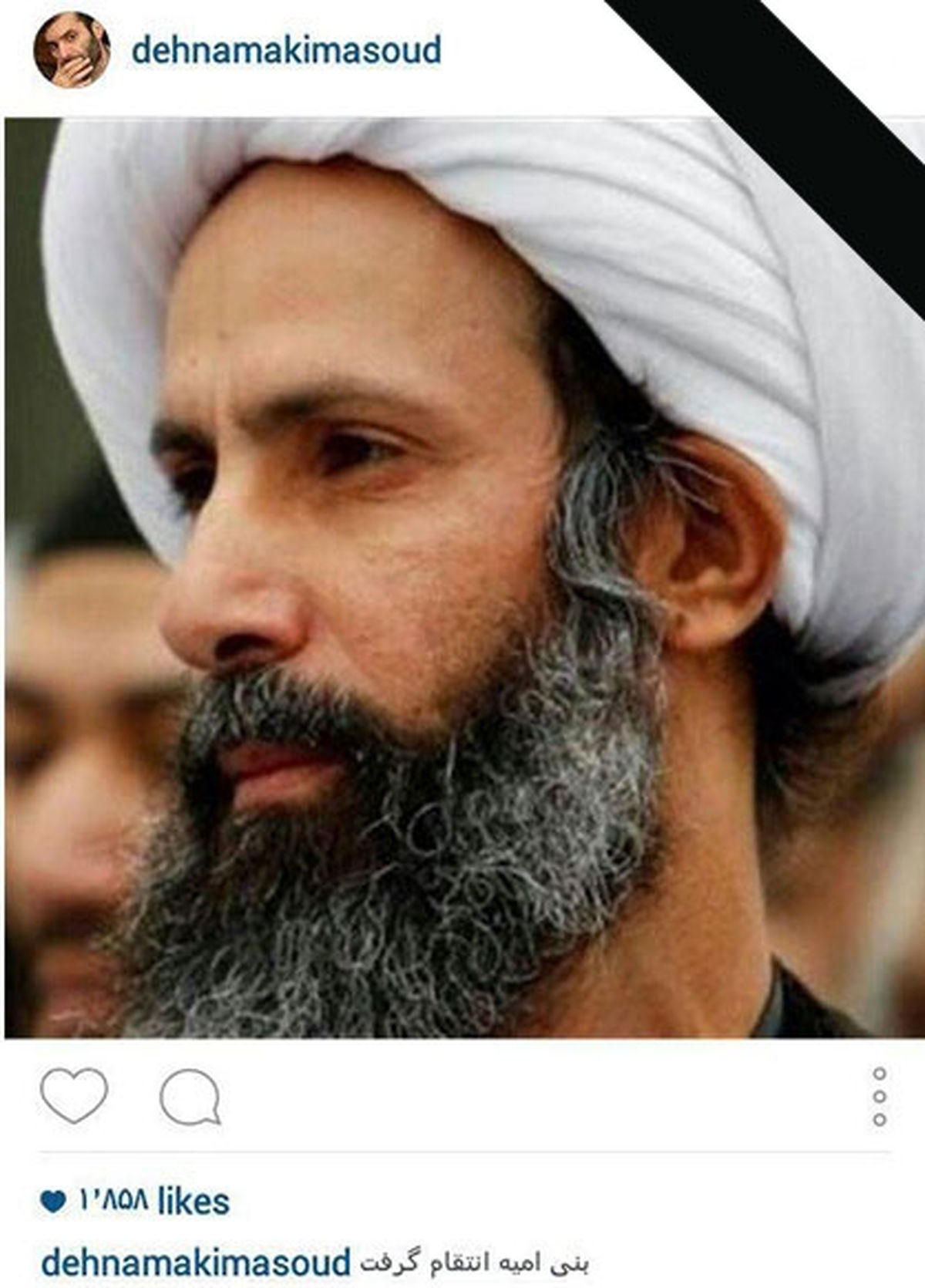 تیکه ده نمکی به آل سعود +عکس