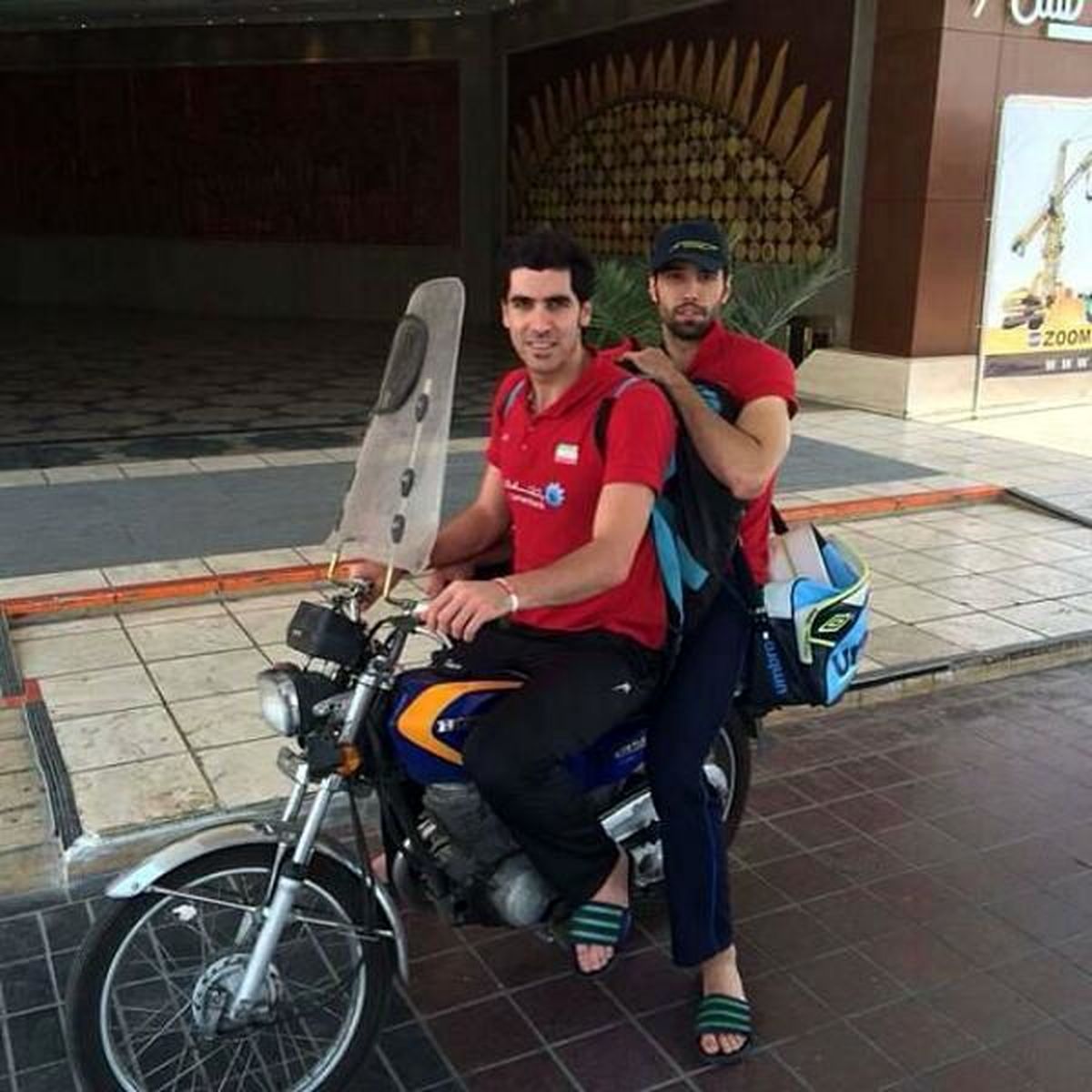 وسیله‌نقلیه‌2والیبالیـست‌ملی‌پـوش!/عکس