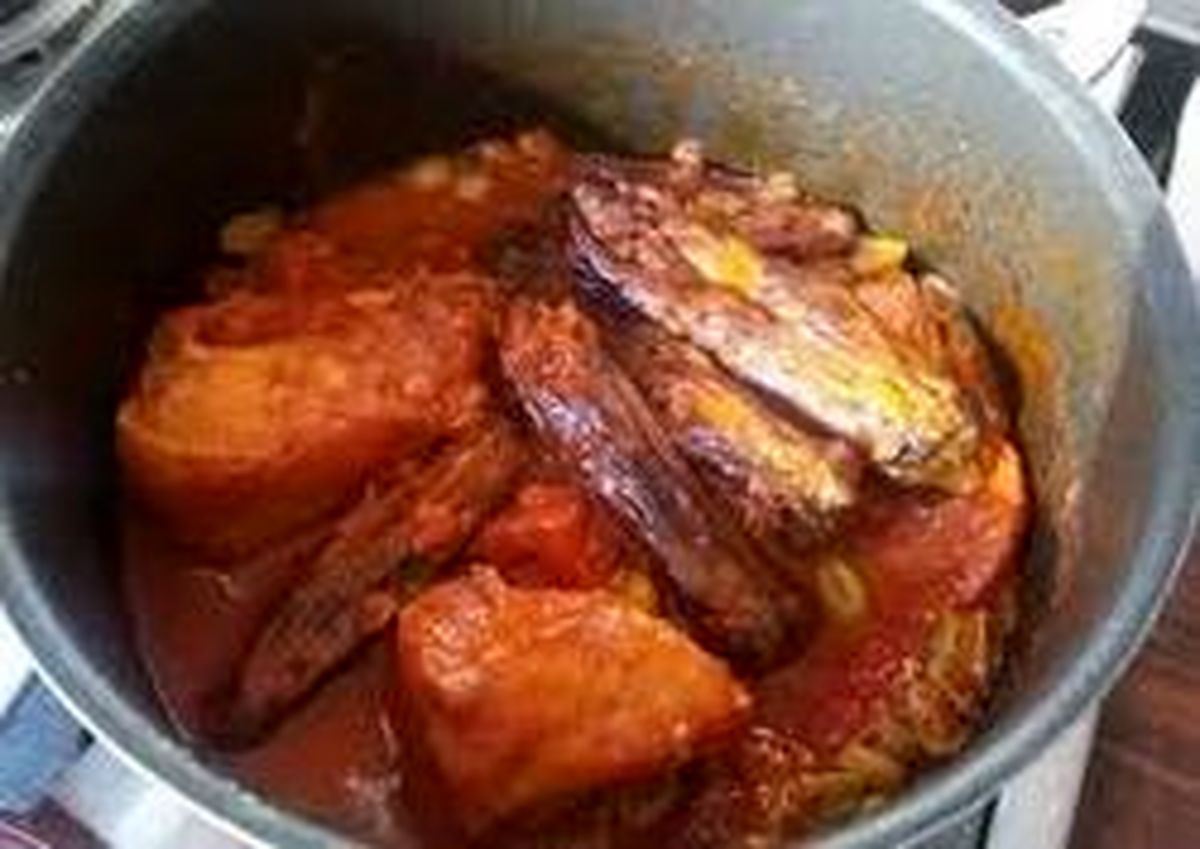 دستور پخت خورش کدو و بادمجان