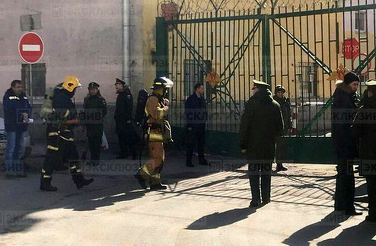 انفجار در دانشکده افسری سنپترزبورگ