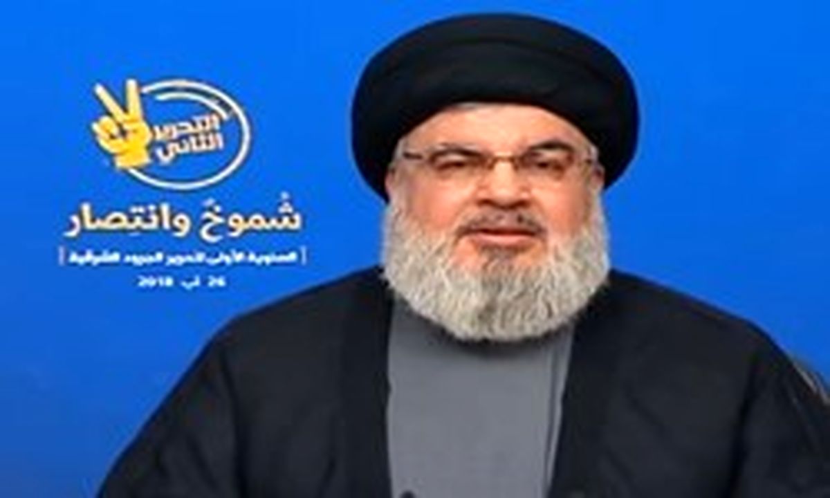 نصرالله: آمریکا امروز هیچ همپیمانی در دنیا ندارد